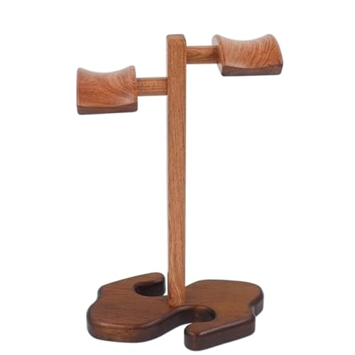Kopfhörerständer Palisander Kopfhörerhalter Halterung Display Regal Vitrine Multi Kopfhörer PC Gaming Headset Stan Stabil & Platzsparend Bild 1