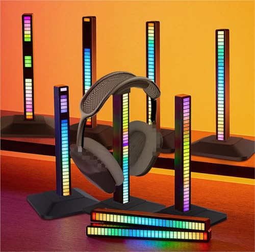 Kopfhörerständer Gaming-Headset-Halter, Kopfhörerständer, Kopfhörerhalter for Schreibtisch, Vertikaler Stabil & Platzsparend(Black) Bild 4