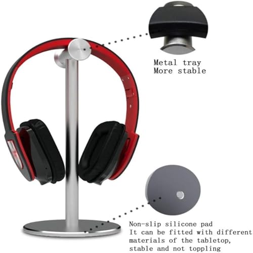 Kopfhörerständer 2 Stücke Headset Halter Internet Cafe Rack Kopfhörer Halterung Display-ständer PC Gaming Ständer Stabil & Platzsparend Bild 4