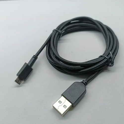 Schnelllade USB Kabel Designs für 610 m 310 m Gaming Maus Netzkabel mit robuster Konstruktion 200 cm USB für Gaming Maus Bild 4