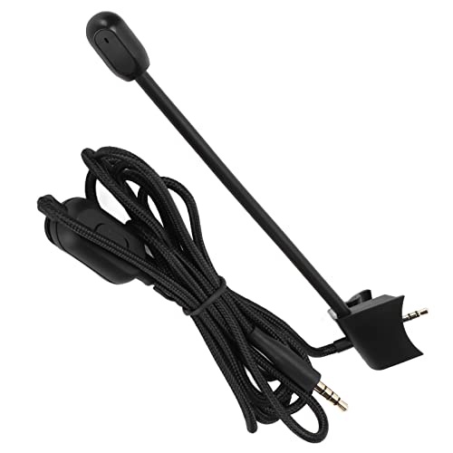 Einstellbare Lautstärke Gaming-Headset-Mikrofonkabel Clear Sound Pickup Game-Kopfhörer-Mikrofonkabel QC35 Kabelloses Game-Headset-Audiokabel Schwarz 1 X Kopfhörerkabel, Plug-and-Play Bild 5