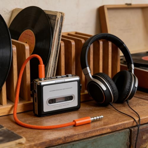 Robustes 3,5-mm-Stecker auf Stecker, 3-teilige Verbindungsleitung für Musik-Player und Gaming-Headsets, Kopfhörer-Verlängerungskabel Bild 5