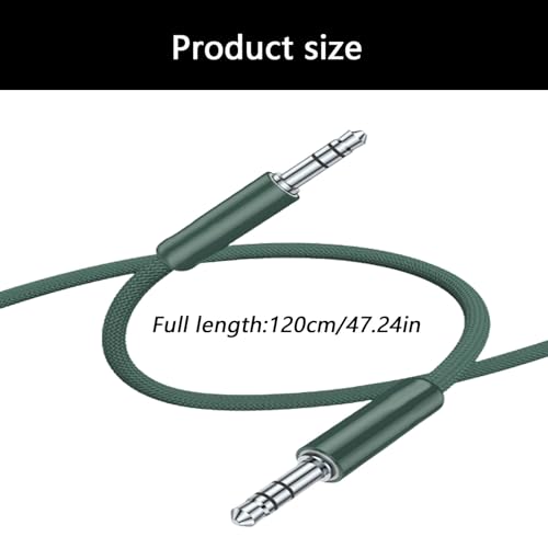 Robustes 3,5-mm-Stecker auf Stecker, 3-teilige Verbindungsleitung für Musik-Player und Gaming-Headsets, Kopfhörer-Verlängerungskabel Bild 6