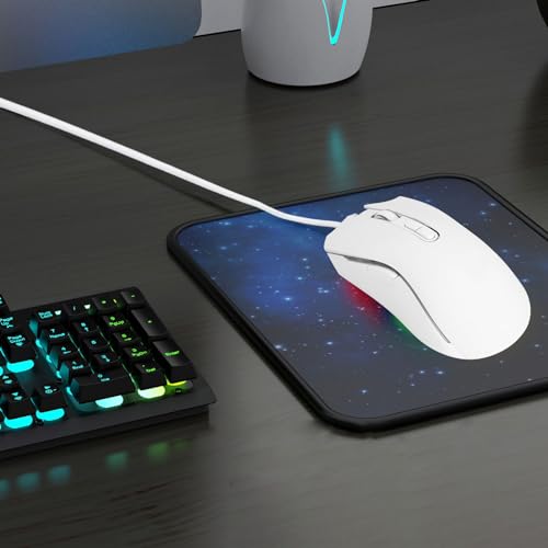 Bewinner Ergonomische Kabelgebundene Gaming-Maus, 3200 DPI Verstellbare Optische USB-Computermaus mit 7 Tasten und Bunter Hintergrundbeleuchtung für Profi-Gamer Bild 2