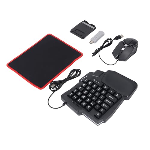 Bewinner Einhand-Gaming-Tastatur- und Maus-Konverter-Set, Mobile Gamepad-Kombination mit BT 5.2, Plug & Play für/HarmonyOS/HyperOS Bild 2