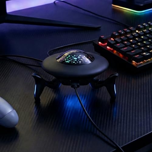 Professioneller Maus Tastatur Adapter, kreisförmiger Multi Plattform Spielekonverter mit bunt leuchtender Tastenbelegung Professioneller runder Gaming mit Tastenbelegung, bunt leuchtender Bild 2