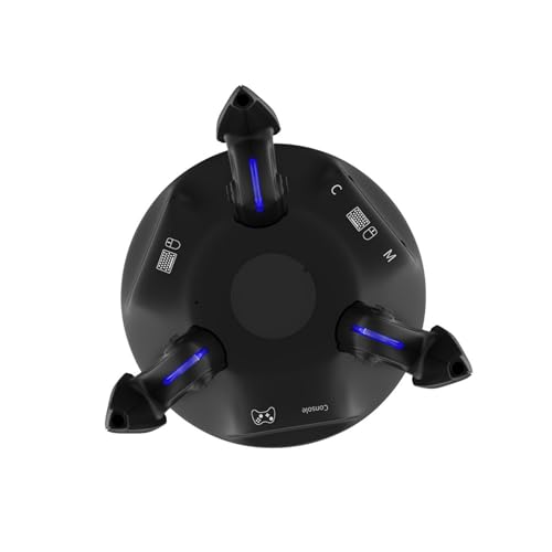 Professioneller Maus Tastatur Adapter, kreisförmiger Multi Plattform Spielekonverter mit bunt leuchtender Tastenbelegung Professioneller runder Gaming mit Tastenbelegung, bunt leuchtender Bild 7