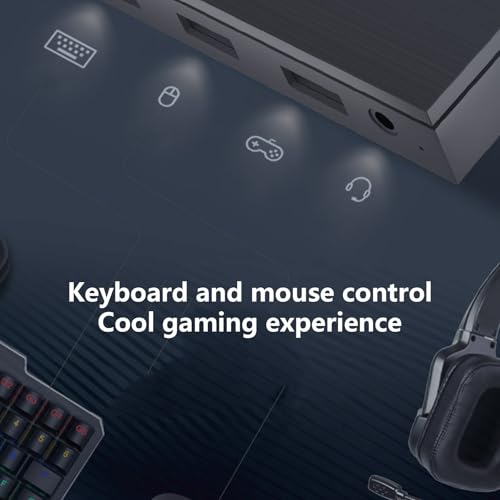 Tastatur Maus Controller Adapter, unterstützt Game Voice, USB Gaming Adapter mit 3, 5-mm Kopfhöreranschluss für die Anpassung der Vibrationen der Spielkonsole Bild 7