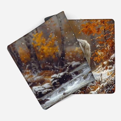 Mauspad 1200 x 600 Tier Mauspad Landschaft Schreibtischunterlage mit Genähten Kanten Rutschfester Mousepad XXL, Tischunterlage Schreibtisch für PC, Maus und Tastatur, Home Office, Gaming Zubehör w7159 Bild 2