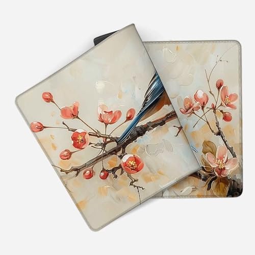 Mauspad 1000 x 500 Blume Mauspad Vogel Schreibtischunterlage mit Genähten Kanten Rutschfester Mousepad XXL, Tischunterlage Schreibtisch für PC, Maus und Tastatur, Home Office, Gaming Zubehör e7095 Bild 2