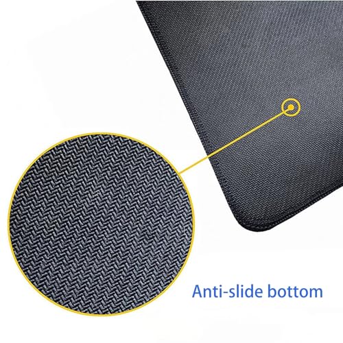 Mauspad 1200 x 600 Gelb Mauspad Pferd Schreibtischunterlage mit Genähten Kanten Rutschfester Mousepad XXL, Tischunterlage Schreibtisch für PC, Maus und Tastatur, Home Office, Gaming Zubehör v7243 Bild 5