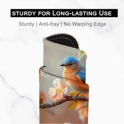 Mauspad 1200 x 600 Blume Mauspad Vogel Schreibtischunterlage mit Genähten Kanten Rutschfester Mousepad XXL, Tischunterlage Schreibtisch für PC, Maus und Tastatur, Home Office, Gaming Zubehör g7082 Bild 4