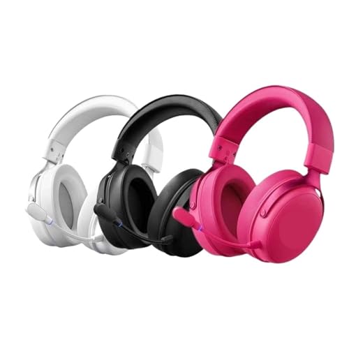 Generisch Tri-Mode-Gaming-Headset mit Mikrofon, tragbarer Audio-Kopfhörer 7.1-Surround-Sound(V9Pro-Silver) Bild 2