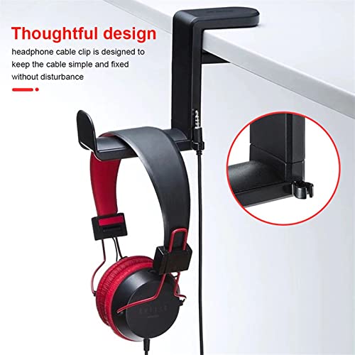 Kopfhörerständer, PC Gaming Headset Kopfhörer Haken Halter Aufhänger Halterung Bild 5