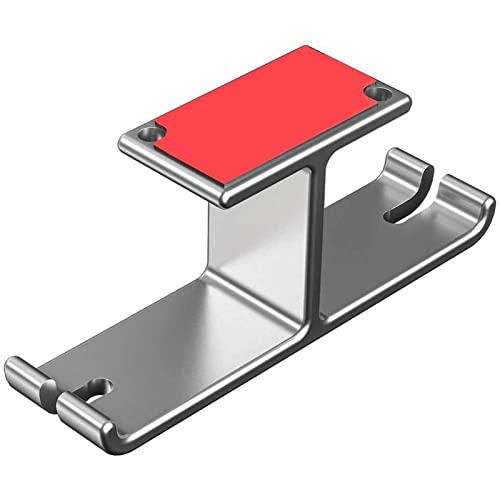 Kopfhörerständer, Auf Selbstklebender Halterung for Dual-Headsets, PC-Gaming-Zubehör mit Kabel-Organizer-Halterung(Silver) Bild 1