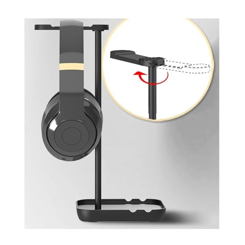 Kopfhörerständer, Aluminiumlegierung Universal Gaming Unter Schreibtisch Kopfhörer Zubehör Headset Ständer Bild 6