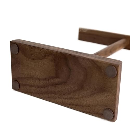 Kopfhörerständer, Massivholz Gaming Headsets Halter Aufhänger Headset Einfache Halterung Lagerung PC Ständer(B) Bild 3