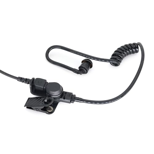 7, 1 mm Tacticals Teleskop Akustik Luftschlauch Headset, robuster Mikrofon Kopfhörer, 7, 1 mm Stecker für Radios, Kopfhörer Bild 4