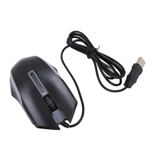 Bewinner USB-Maus mit Kabel, 1200 DPI, Optische RGB-Computermaus mit Bequemem Griff für Laptop und Desktop, Kabelgebundene USB-Maus für PC, Gaming, Arbeit, Heimbüro Bild 1