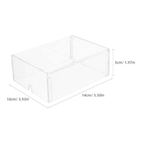 Kratzfeste Transparente Acryl Mausabdeckung Leicht zu Reinigen Minimalistisches Design Schutz für Maus und für Gaming Station und Desktop Bild 2