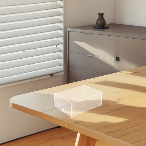 Kratzfeste Transparente Acryl Mausabdeckung Leicht zu Reinigen Minimalistisches Design Schutz für Maus und für Gaming Station und Desktop Bild 6