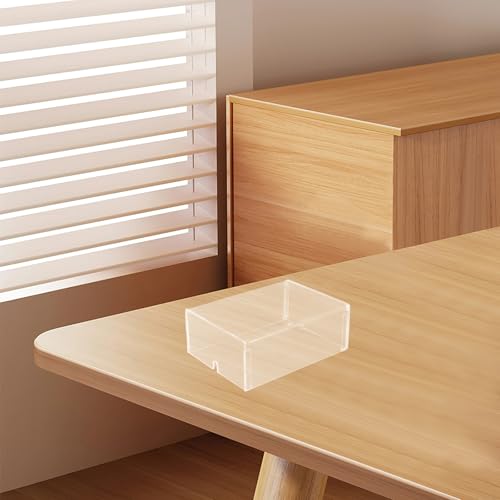 Kratzfeste Transparente Acryl Mausabdeckung Leicht zu Reinigen Minimalistisches Design Schutz für Maus und für Gaming Station und Desktop Bild 7