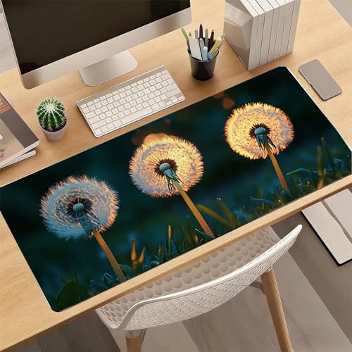 Gaming Mauspad, 100x200cmx3mm GroßEs Mousepad,wasserdichte Gewebe, Rutschfester Gummiunterseite, BüRobedarf, Verbesserte PräZision Und Geschwindigkeit, Pflanzen Puppet JX2B-827 Bild 4