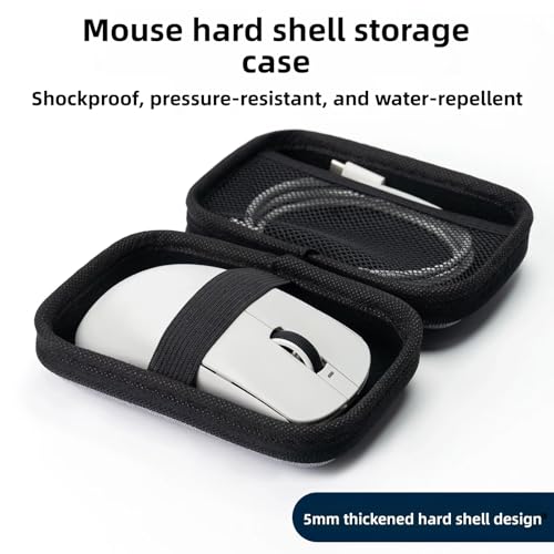Wasserabweisende Hartschalen Aufbewahrungstasche, Tragetasche für Gaming Mäuse, Laptop Laufwerk, schützende Büro Reise Nutzung, wasserdichte Schale für Mäuse Bild 4