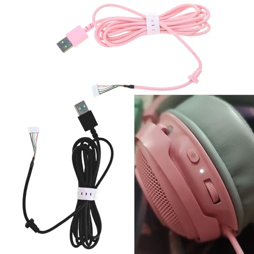 USB-Gaming-Headset-Kabel für Ultimates/Kraken7.1 RGB/KrakenV3 Cord/Kitty Edition Heasphones USB-Kabel für Gaming-Headsets Bild 3