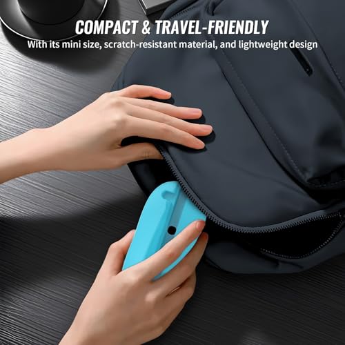 Für Nintendo Switch2 Maus-Set mit linkem und rechtem Griff mit magnetischer Basis, tragbares Design bietet Stabilität und einfachen Transport für Gaming (Blau-Orange) Bild 7