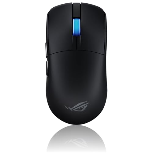 Cutesliving ROG Harpe II Ace Kabellose Gaming-Maus mit 42000 DPI Sensor, optischen Schaltern, 48g Leichtgewicht, SpeedNova 8K Wireless, Tri-Mode für kompetitives Gaming (Schwarz) Bild 1