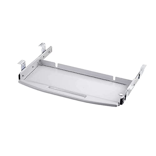 Tastaturablage zum Anklemmen, einfache Montage unter dem Schreibtisch, ausziehbare Ablage für Tastatur und Maus, platzsparendes Design für Home Office und Gaming Bild 1