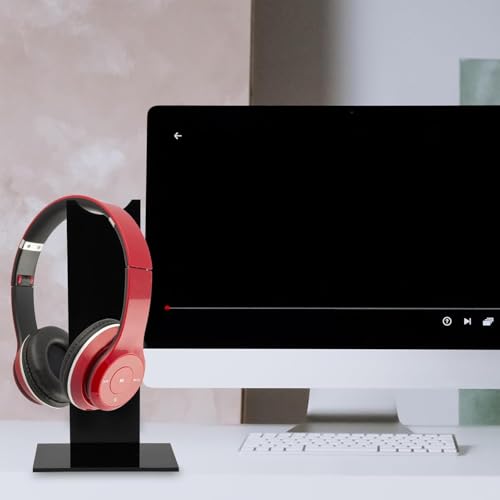 Acryl-Kopfhörerständer, Gaming-Headset-Ständer für Schreibtisch, Kopfhörer, Display-Halter für Gaming, Setup-Zubehör, leicht, praktisch und elegant Bild 3