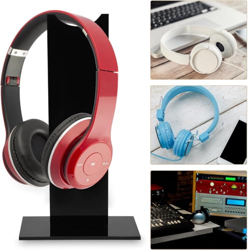 Acryl-Kopfhörerständer, Gaming-Headset-Ständer für Schreibtisch, Kopfhörer, Display-Halter für Gaming, Setup-Zubehör, leicht, praktisch und elegant Bild 6