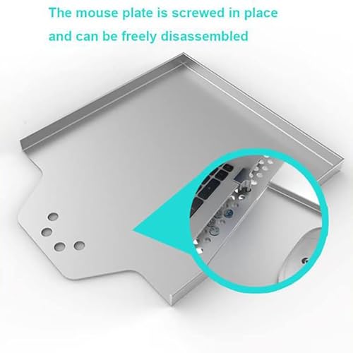 Verstellbare Laptop-Tastaturablage mit Maus-Plattform, faltbarer Ständer für Tisch-Ping und einfache Cuter-Verwendung, ideal für Home Office und Gaming Bild 4