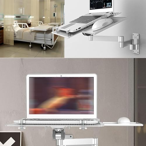 Verstellbare Laptop-Tastaturablage mit Maus-Plattform, faltbarer Ständer für Tisch-Ping und einfache Cuter-Verwendung, ideal für Home Office und Gaming Bild 7