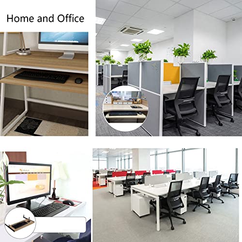 Bunte Holz-Tastaturablage, ausziehbares Design, abnehmbare Unterstützung für Tastatur und Maus, Schreibtisch Exteon für PC-Gaming und Büro, platzsparende Lösung Bild 6