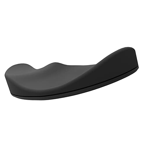 Maus-Handgelenkauflage, Schwarz, Ergonomische Unterstützung, rutschfest, Silikon, Elastisch, Gaming-Handgelenkauflage für das Büro Bild 1