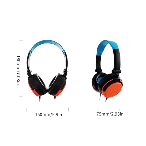 Verstellbare Kopfhörer mit klaren Mikrofonen für Spielkonsolen, Geräte, Over-Ear-Headsets, Kopfhörer, Drahtkopfhörer mit Mikrofon Bild 4