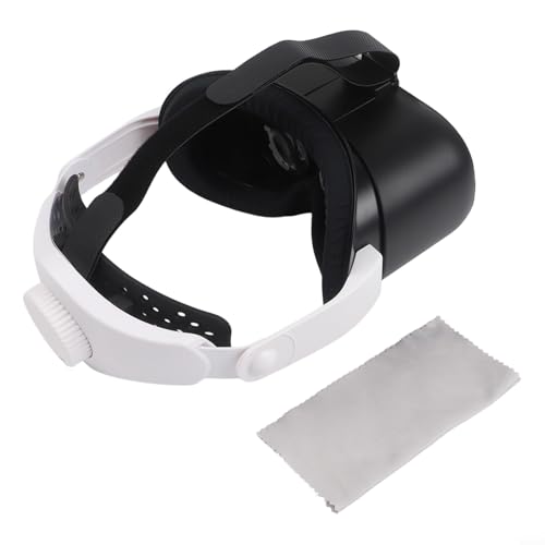 Vr Headset für Nintendo Switch mit verstellbaren HD-Objektiven und Kopfband, ABS-Konstruktion, rotes und weißes Design, kompakte tragbare Größe für immersives Gaming für Sessions (schwarz Bild 6