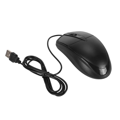 Cryfokt USB 1000 DPI Präzise und Empfindliche Kabelgebundene Maus für Zuhause, Schule, Büro, 3 Tasten, Robuste ABS-Plug-and-Play-Gaming-Maus Bild 6