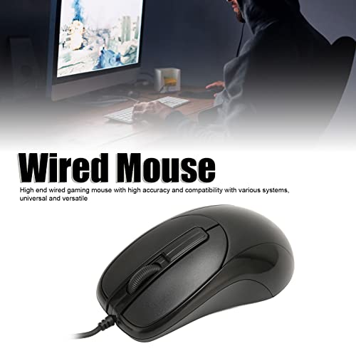 Aramox E Sports Gaming-Maus, Kabelgebunden, 3 Tasten, Hohe Genauigkeit, Ergonomische Maus für Büro, Zuhause, PC, Laptop Bild 4