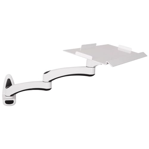 Tastatur- und Mausablage, Wandhalterung, ergonomische Neigungsplattform, voll bewegliches Drehgelenk, hält bis zu 8 kg, passend für Standard- bis große Gaming-Tastaturen und Mäuse Bild 1