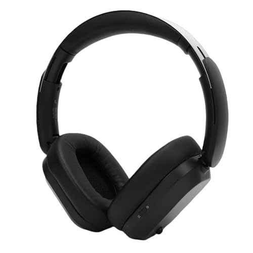 Bewinner Kabellose Bluetooth 5.3-Kopfhörer, Dual-Lautsprecher-Gaming-Headset mit 40-mm-Treibern, 40 Stunden Spielzeit, 100 Stunden Standby, Typ-C-Aufladung, Schwarz (Black) Bild 3