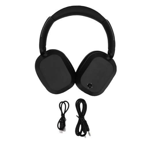 Bewinner Kabellose Bluetooth 5.3-Kopfhörer, Dual-Lautsprecher-Gaming-Headset mit 40-mm-Treibern, 40 Stunden Spielzeit, 100 Stunden Standby, Typ-C-Aufladung, Schwarz (Black) Bild 6