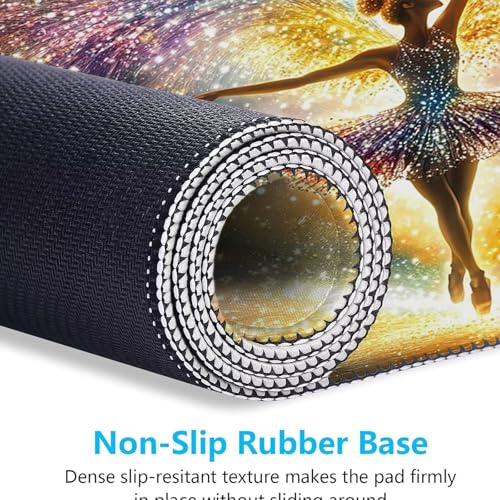 Mauspad, Mousepad XXL 1500 x 800 mm Großes Schreibtischunterlage Ballett Mädchen, Vernähter Rand, rutschfest Ieise Mauspad Gaming, für Gaming Büro Office Home, Mouse Pad -alle Maus Arten C0P-557 Bild 4
