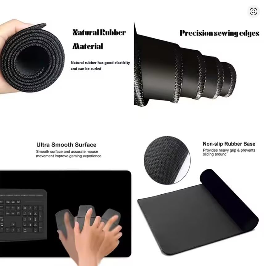 Mauspad, Mousepad XXL 1500 x 800 mm Großes Schreibtischunterlage Ballett Mädchen, Vernähter Rand, rutschfest Ieise Mauspad Gaming, für Gaming Büro Office Home, Mouse Pad -alle Maus Arten C0P-557 Bild 6