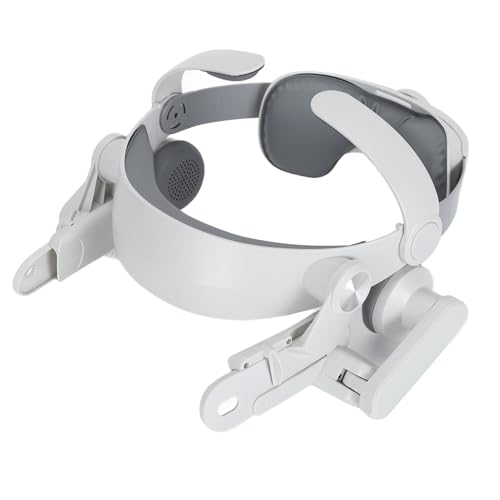 Verstellbarer Ersatz-VR-Kopfbandgurt, VR-Headset-Stirnband mit Ohrpolster und Rückenpolster, leichtes, druckreduzierendes Design für Komfortables, immersives Gaming Bild 1