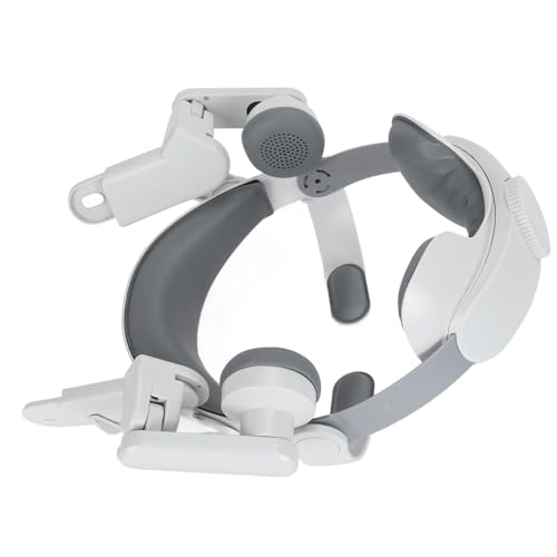 Verstellbarer Ersatz-VR-Kopfbandgurt, VR-Headset-Stirnband mit Ohrpolster und Rückenpolster, leichtes, druckreduzierendes Design für Komfortables, immersives Gaming Bild 4
