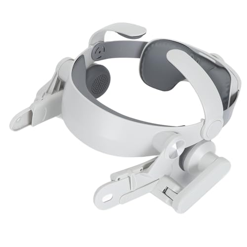 Verstellbarer Ersatz-VR-Kopfbandgurt, VR-Headset-Stirnband mit Ohrpolster und Rückenpolster, leichtes, druckreduzierendes Design für Komfortables, immersives Gaming Bild 6